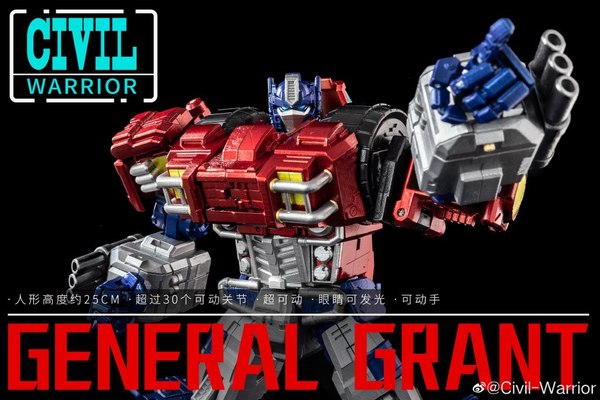 Color Images Civil Warrior General Grant War Withing Optimus Prime  (2 of 3)